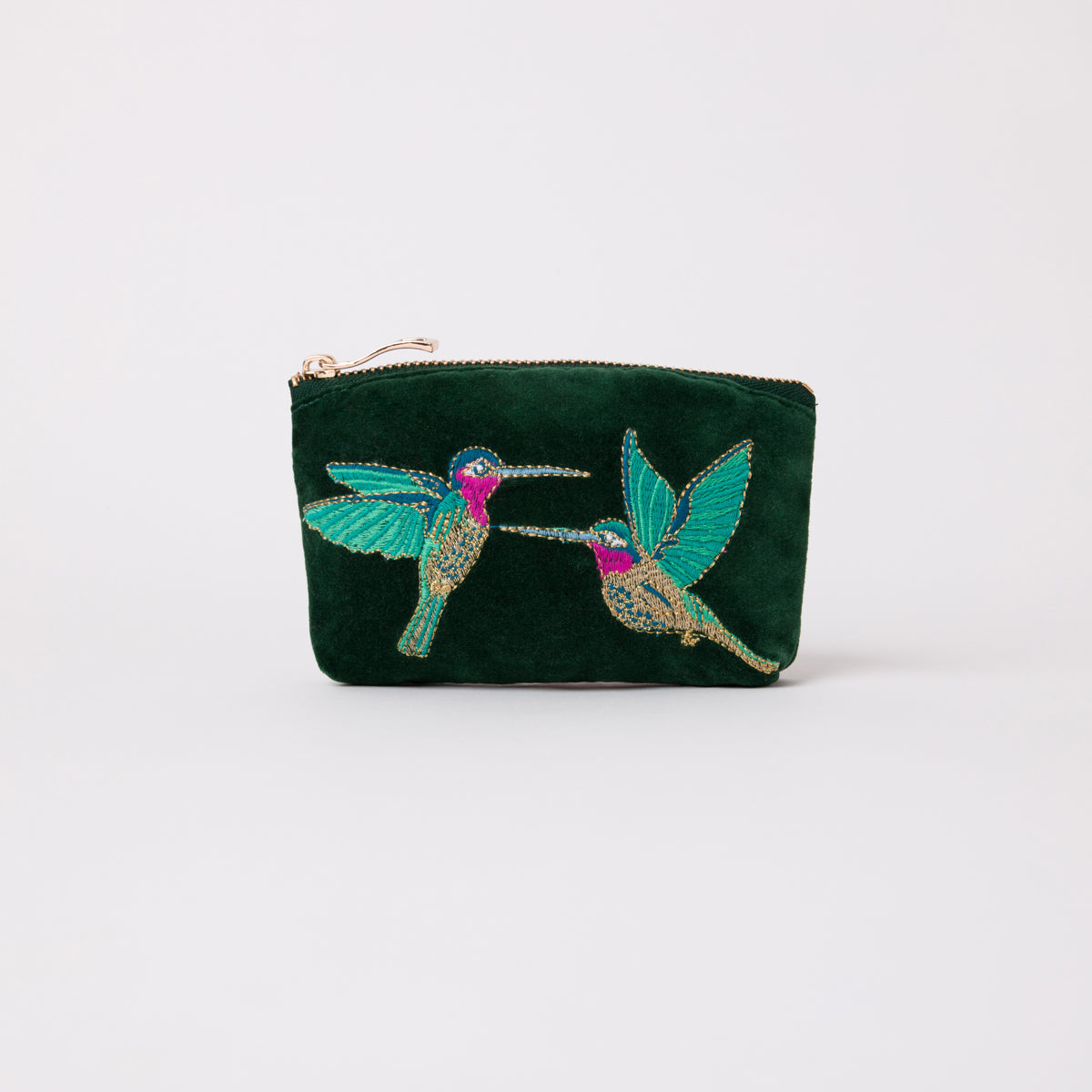Elizabeth Scarlett Hummingbird Coin Purse - Rainforest