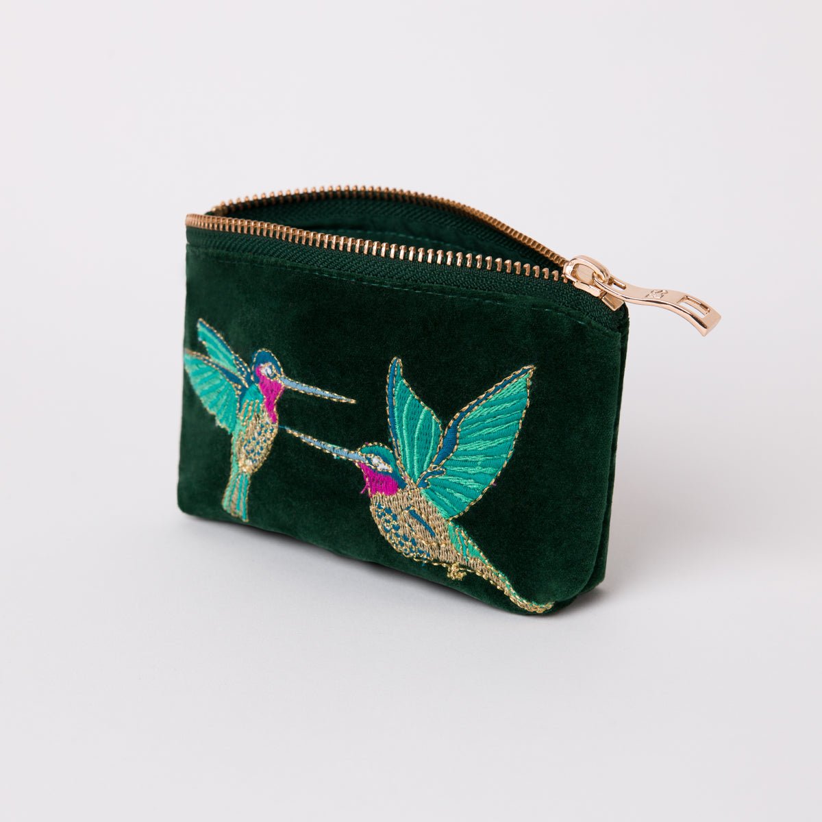 Elizabeth Scarlett Hummingbird Coin Purse - Rainforest