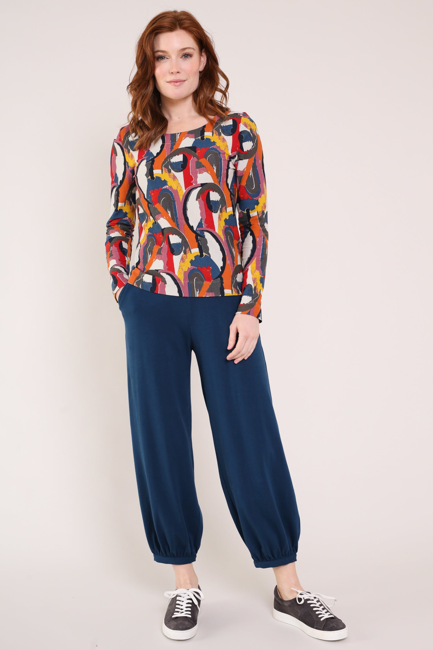 LONG SLEEVE TOP - MULTI