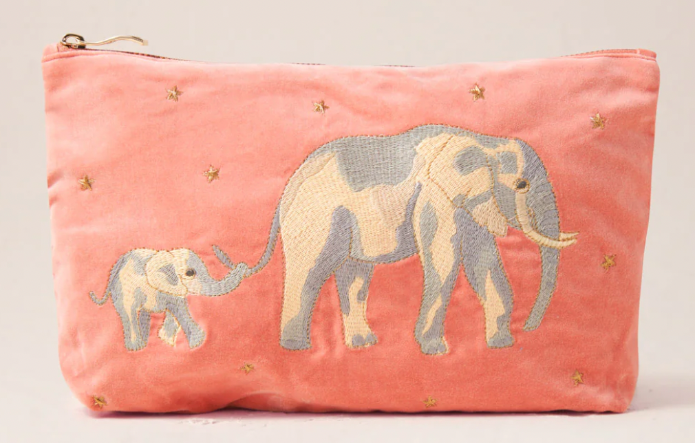 ELIZABETH SCARLETT ELEPHANT CONSERVATION EVERYDAY POUCH