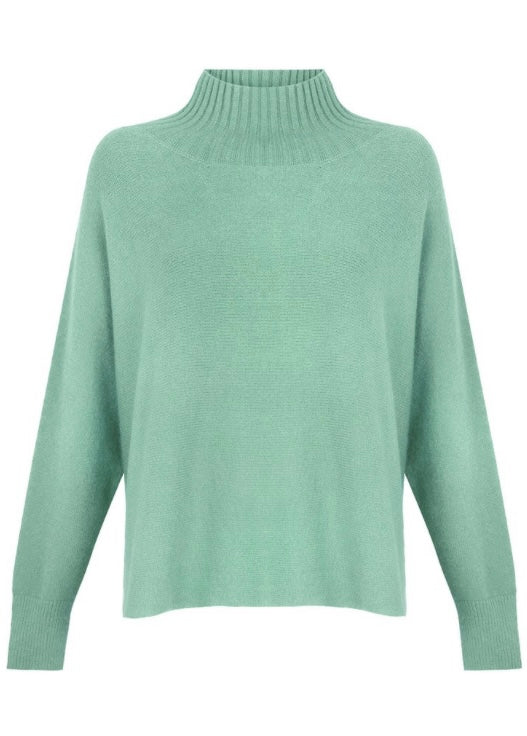Jolie Boxy High Neck - Bay
