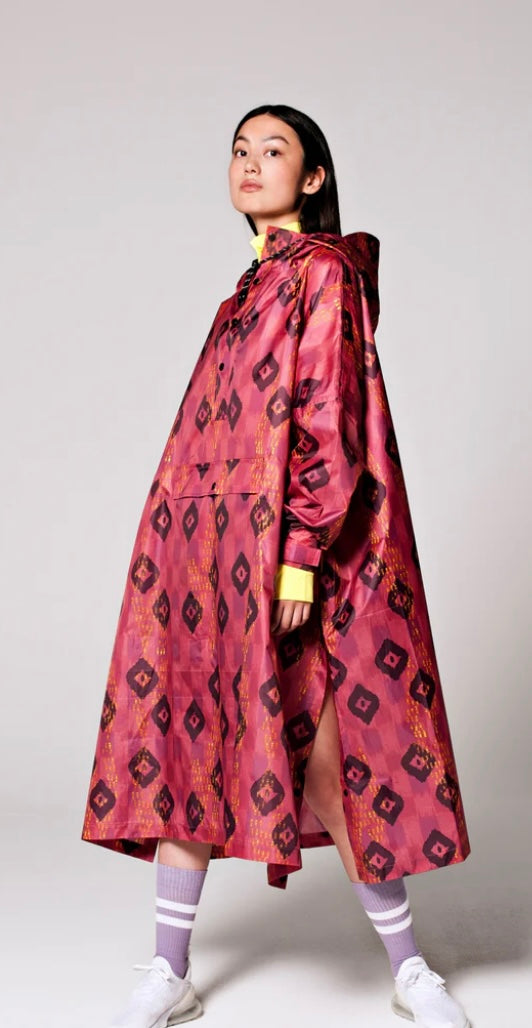 RAINKISS IKAT RAIN PONCHO