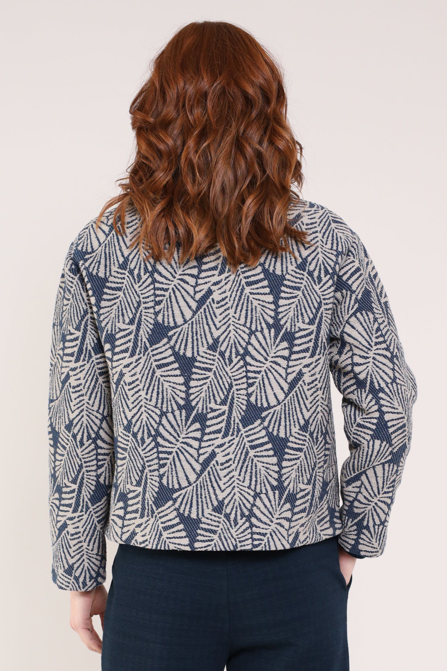 LEAF HANDLOOM JACKET - THUNDER