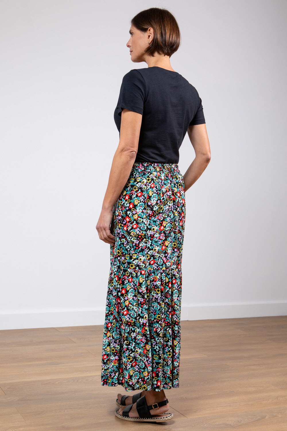 Frome Skirt Wildflower - Black