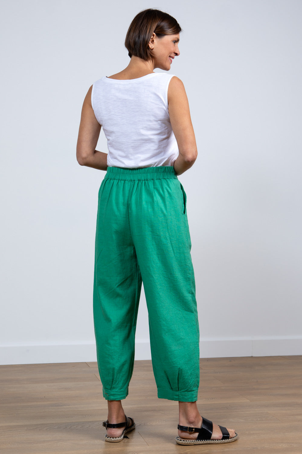 SAIL TROUSER - APPLE GREEN