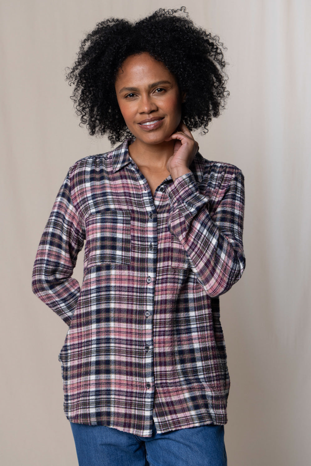 WILLOW CHECK SHIRT - MULBERRY