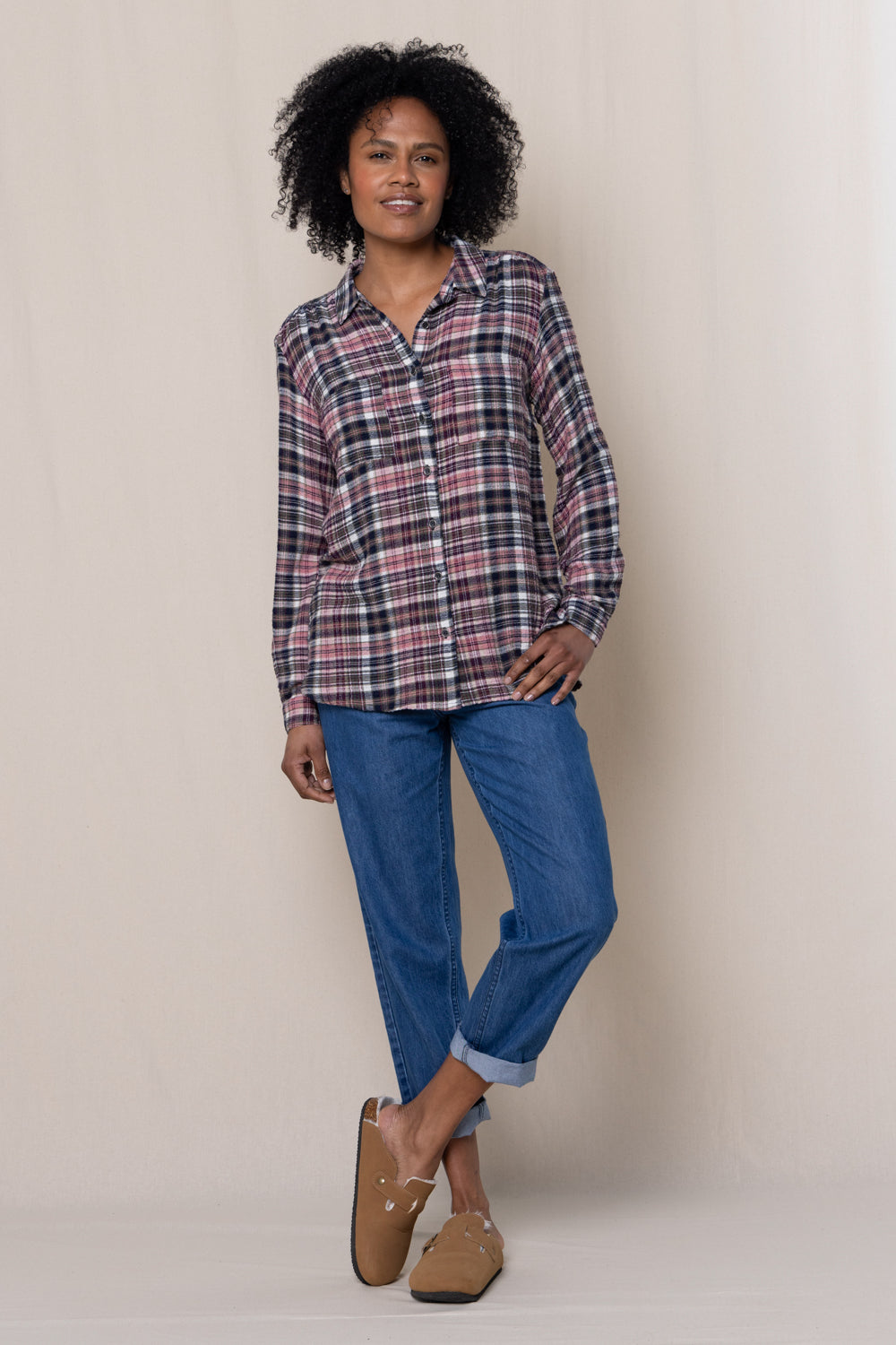 WILLOW CHECK SHIRT - MULBERRY