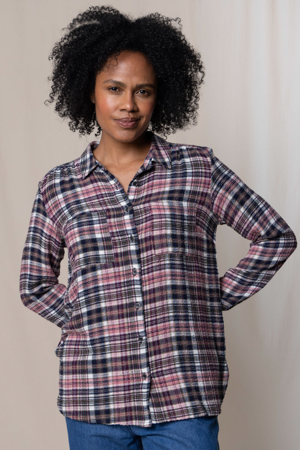 WILLOW CHECK SHIRT - MULBERRY