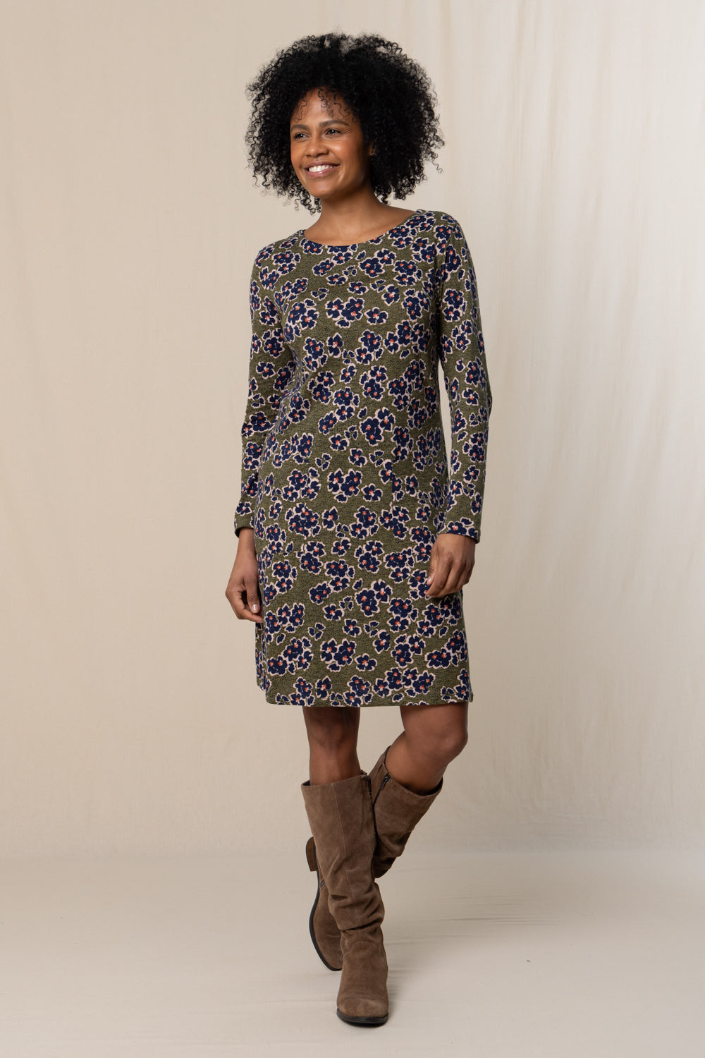 MAISEMORE DRESS - MEADOW - OLIVE