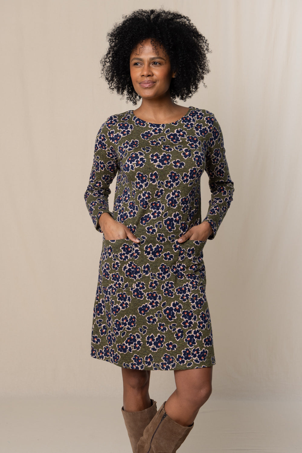 MAISEMORE DRESS - MEADOW - OLIVE
