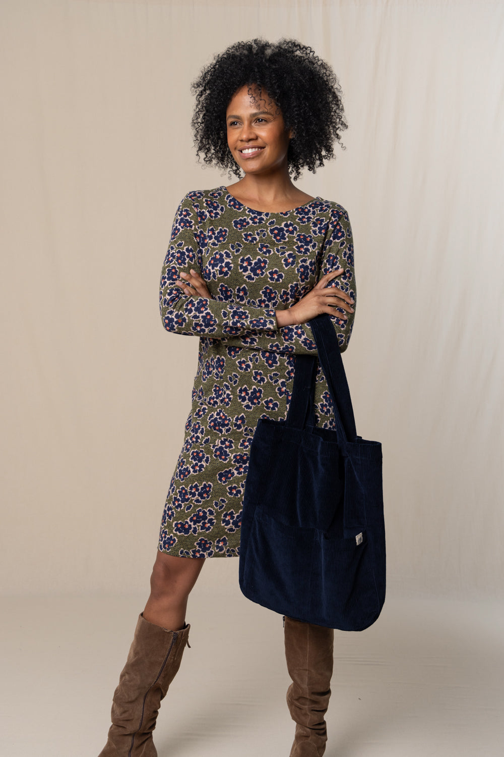 MAISEMORE DRESS - MEADOW - OLIVE