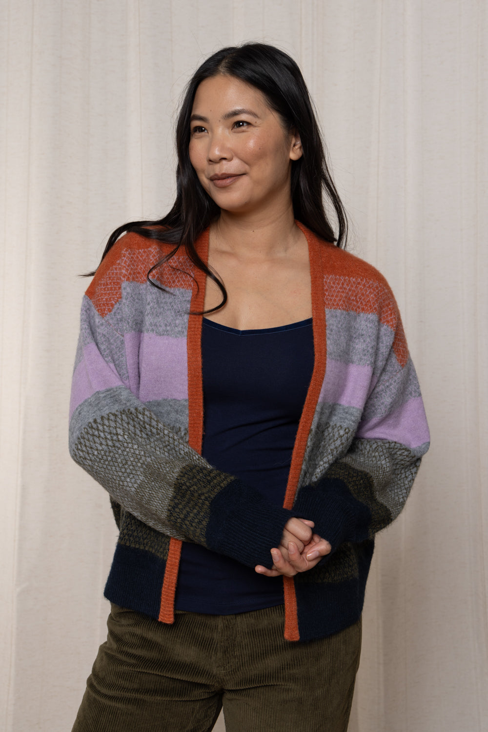 NANCY CARDIGAN - OLIVE