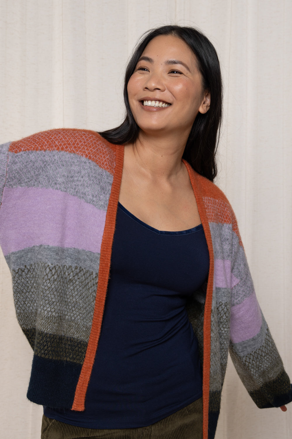 NANCY CARDIGAN - OLIVE