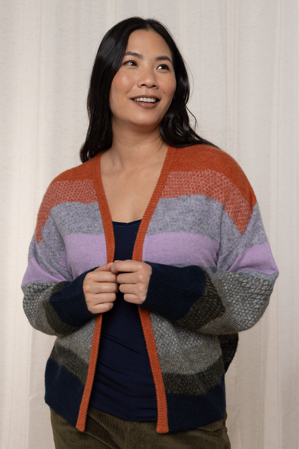 NANCY CARDIGAN - OLIVE