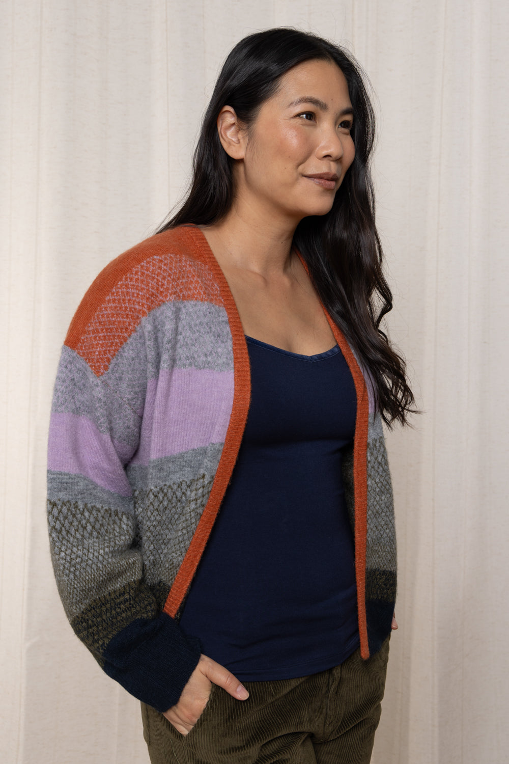 NANCY CARDIGAN - OLIVE
