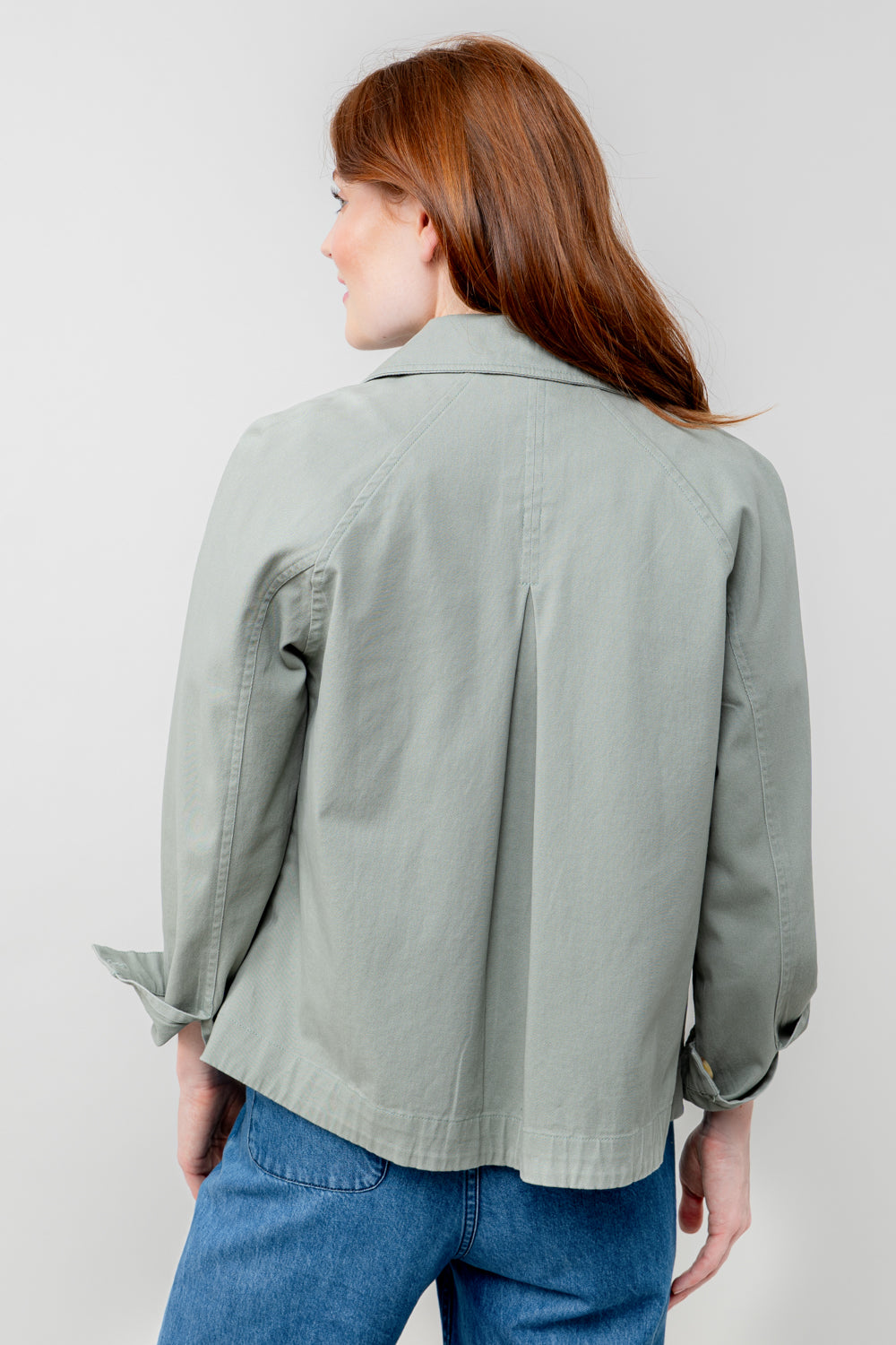 LILY & ME KYNANCE JACKET TWILL - SAGE