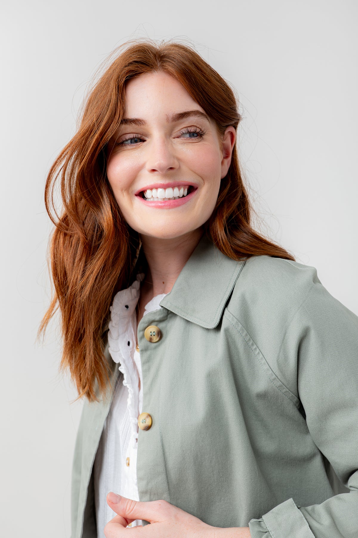 LILY & ME KYNANCE JACKET TWILL - SAGE
