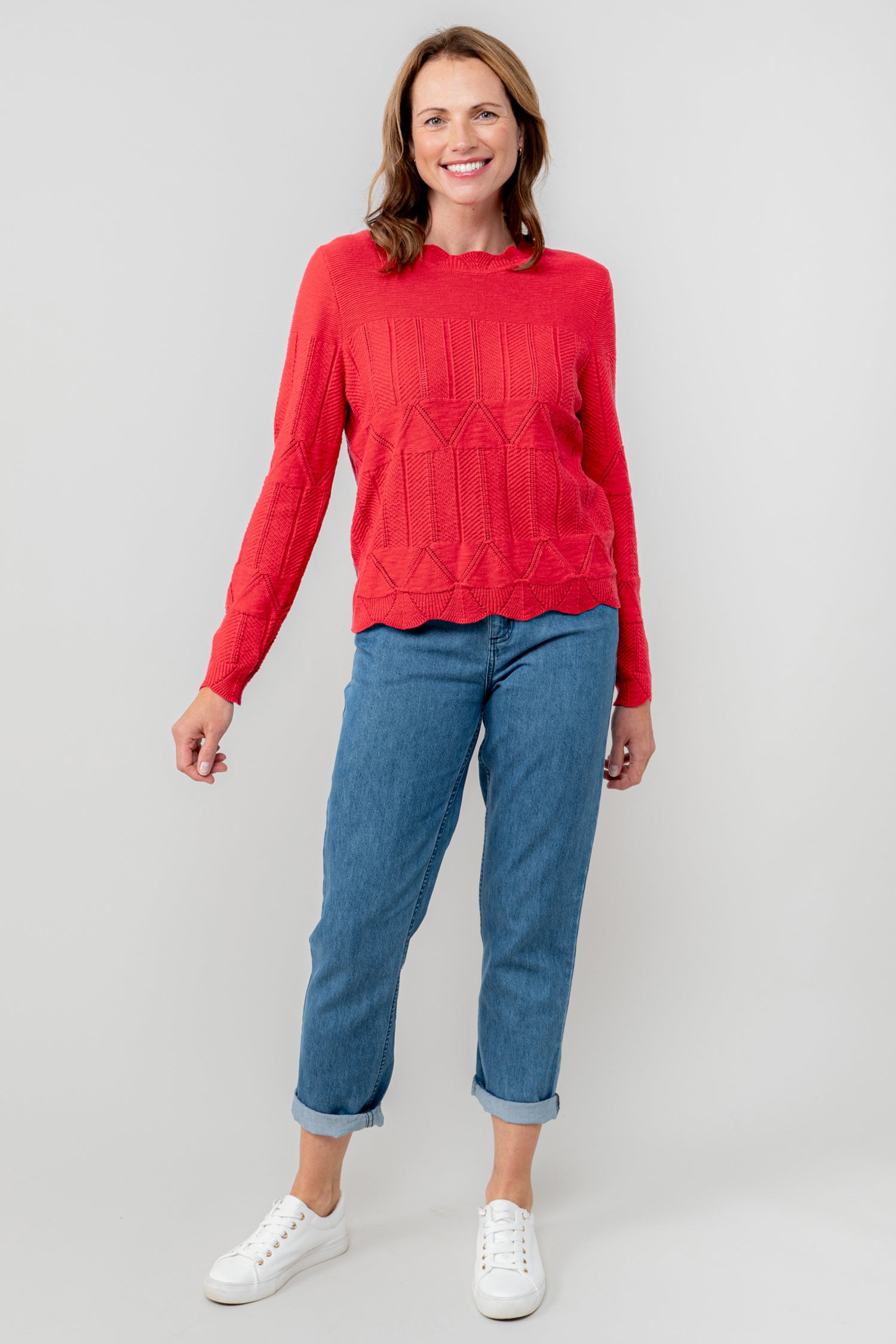 LILY & ME ROSIE JUMPER - CERISE