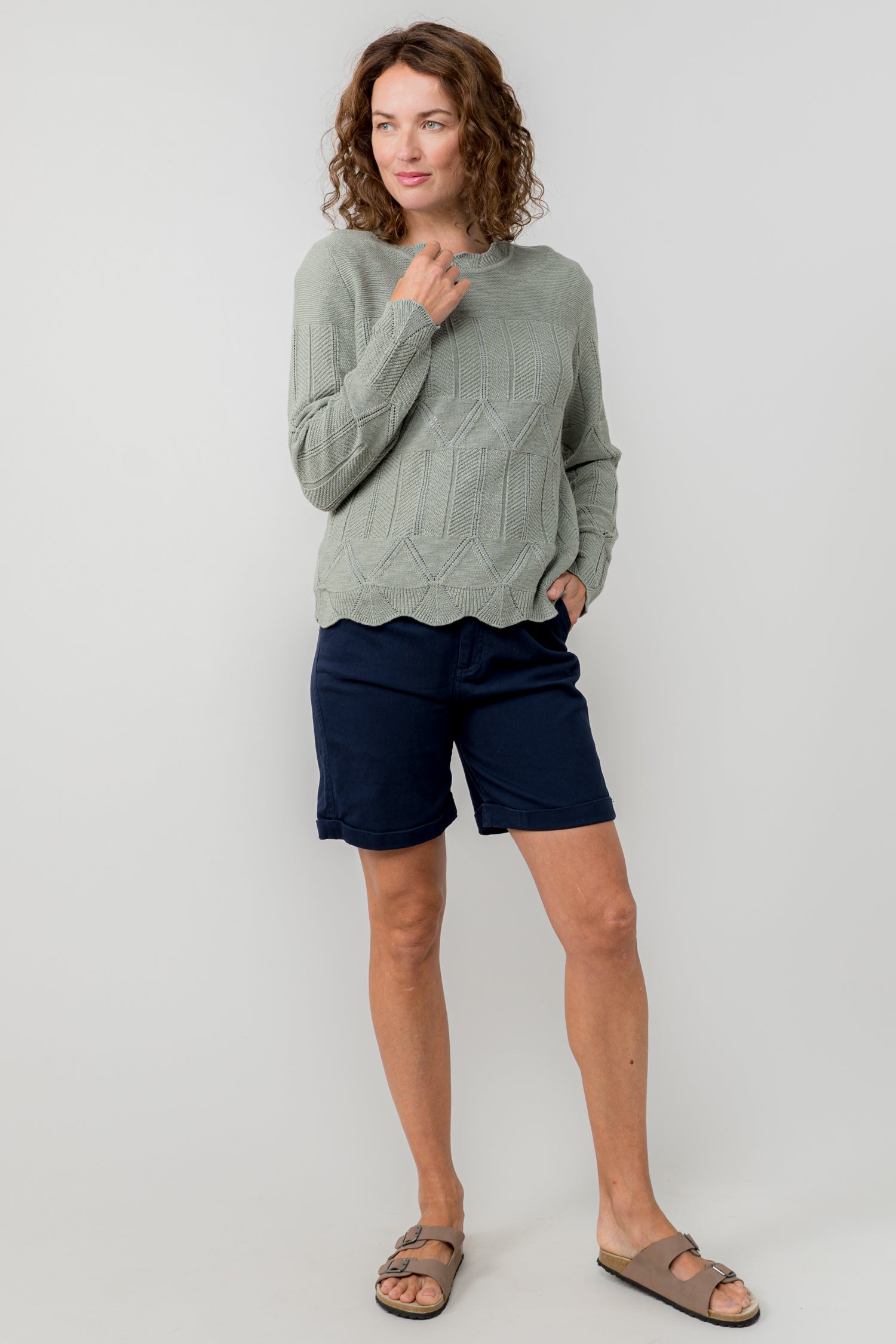 LILY & ME ROSIE JUMPER - SAGE