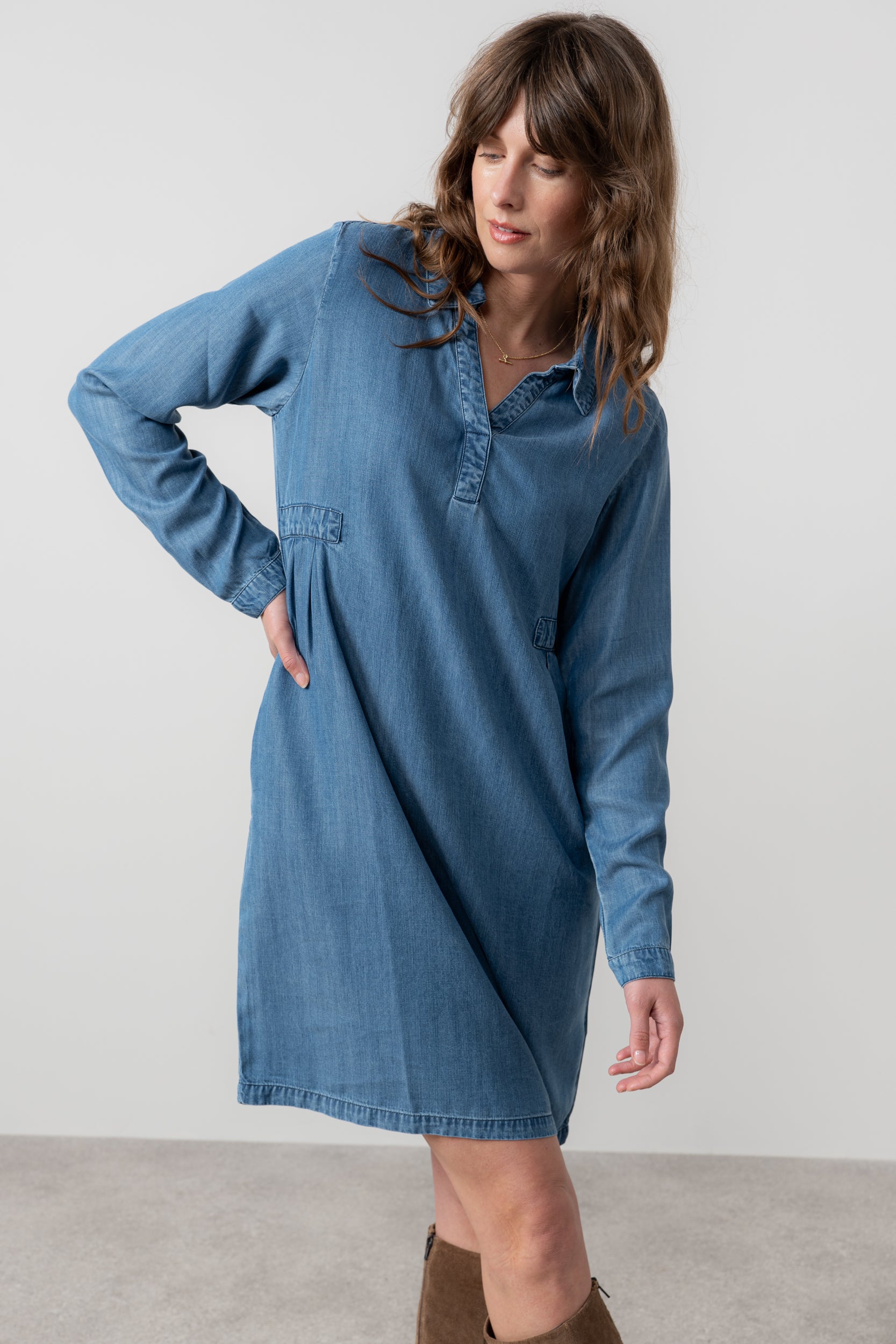 LILY & ME EMMA DRESS - BLUE
