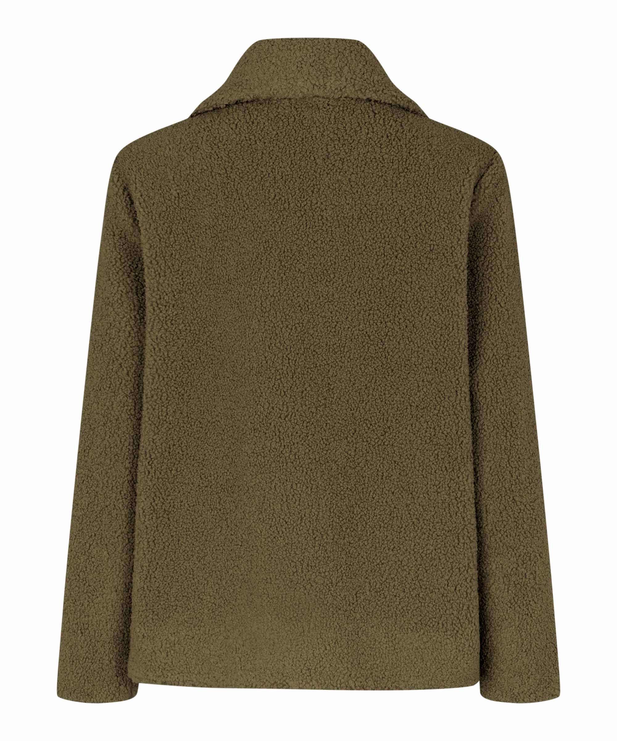 MASAI MaJUSTIN TEDDY FLEECE JACKET - SEA TURTLE