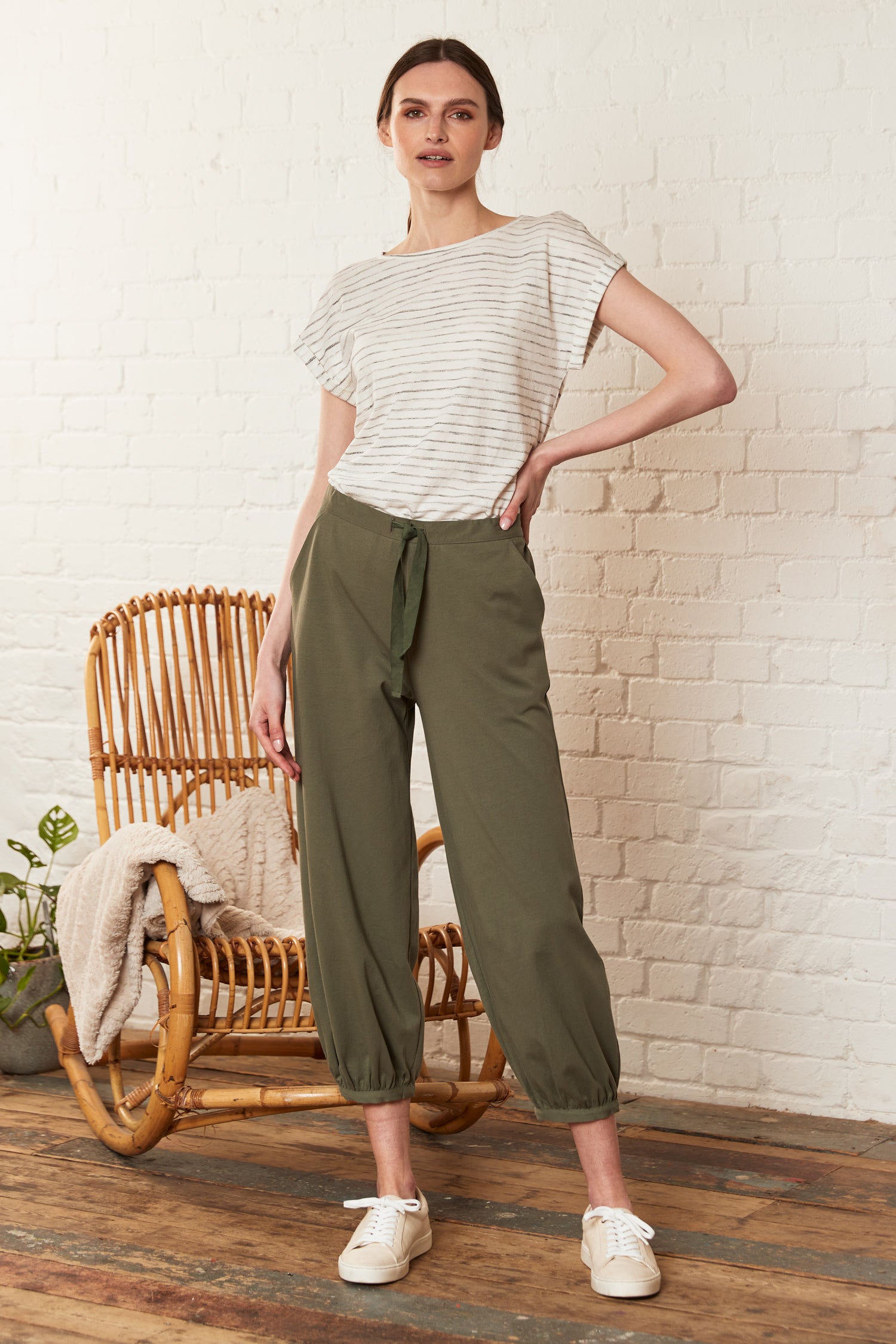 Organic Cotton Yoga Trousers