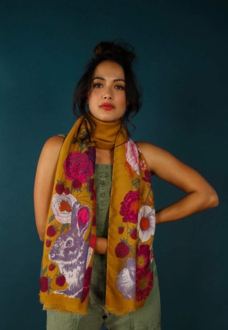 Print Wild Woodland Scarf
