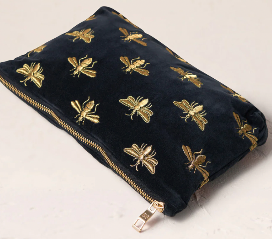 Elizabeth Scarlett 'Honey Bee' Everyday Pouch - Charcoal