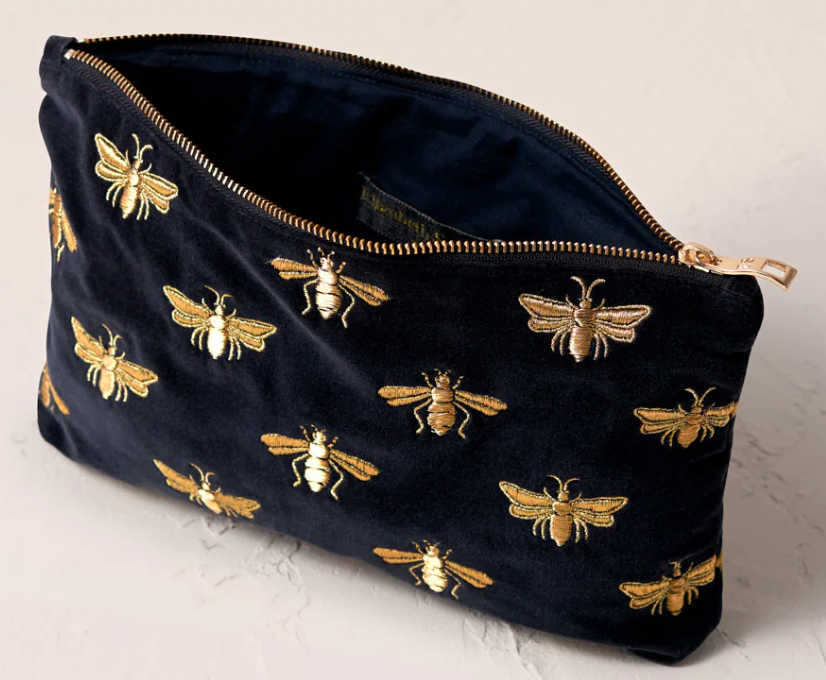 Elizabeth Scarlett 'Honey Bee' Everyday Pouch - Charcoal