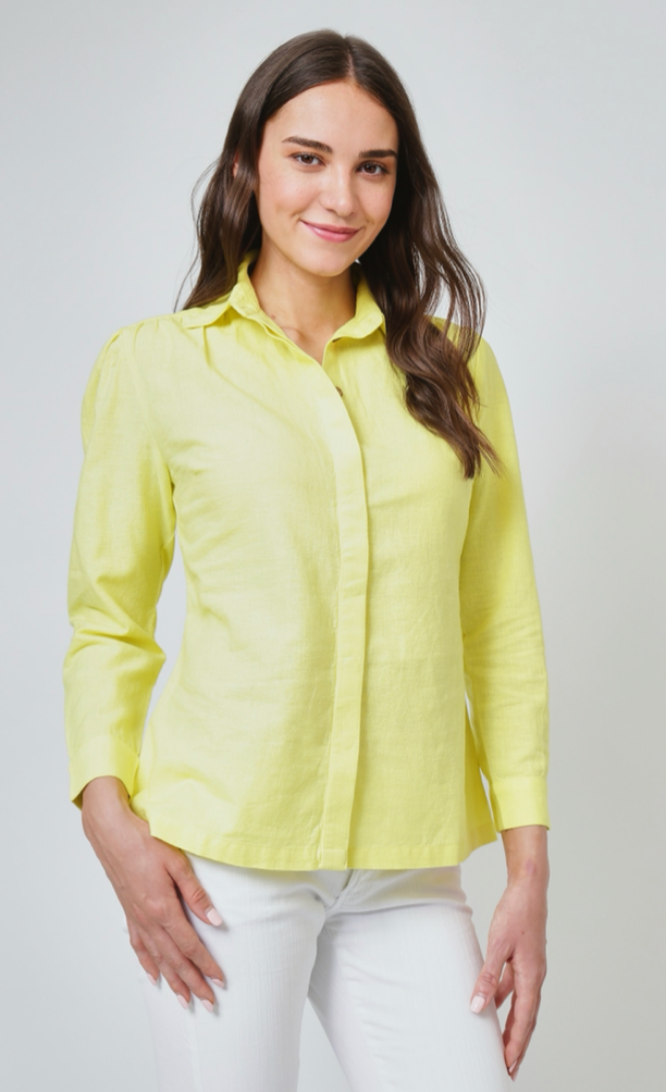 ADINA BLOUSE - LEMON