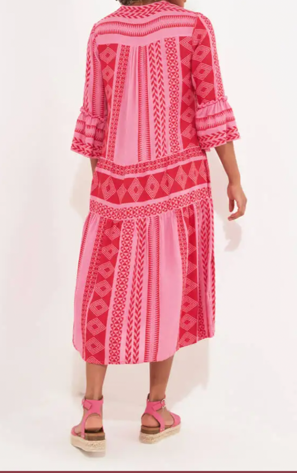 Joe Browns SALINAS SUMMER DRESS - BEAUTIFUL PINK