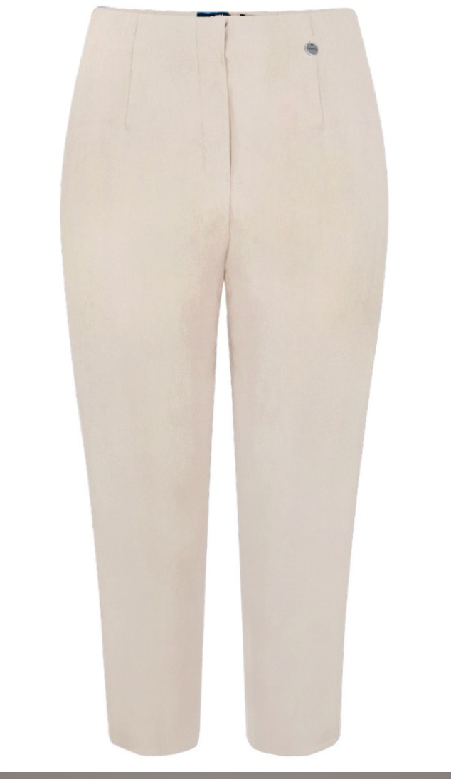 ROBELL MARIE 07 CROPPED TROUSER - NATURAL