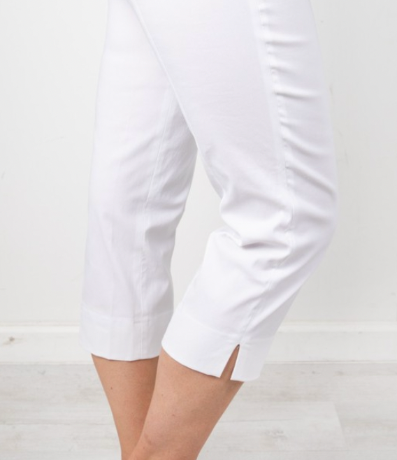 ROBELL MARIE 07 CROPPED TROUSER - WHITE