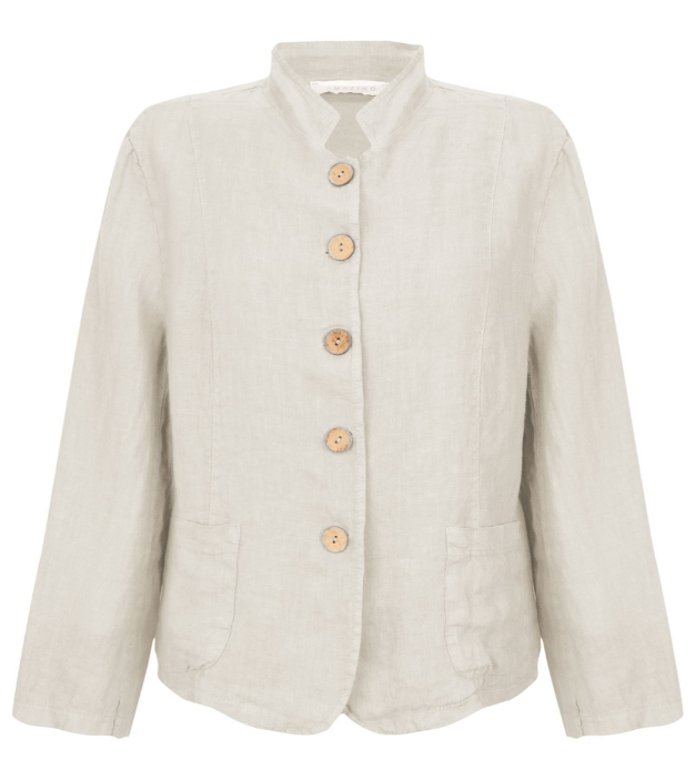 KATIA LINEN JACKET -NATURAL