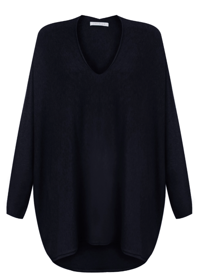 MIKA OVERSIZED JUMPER - DARK NAVY