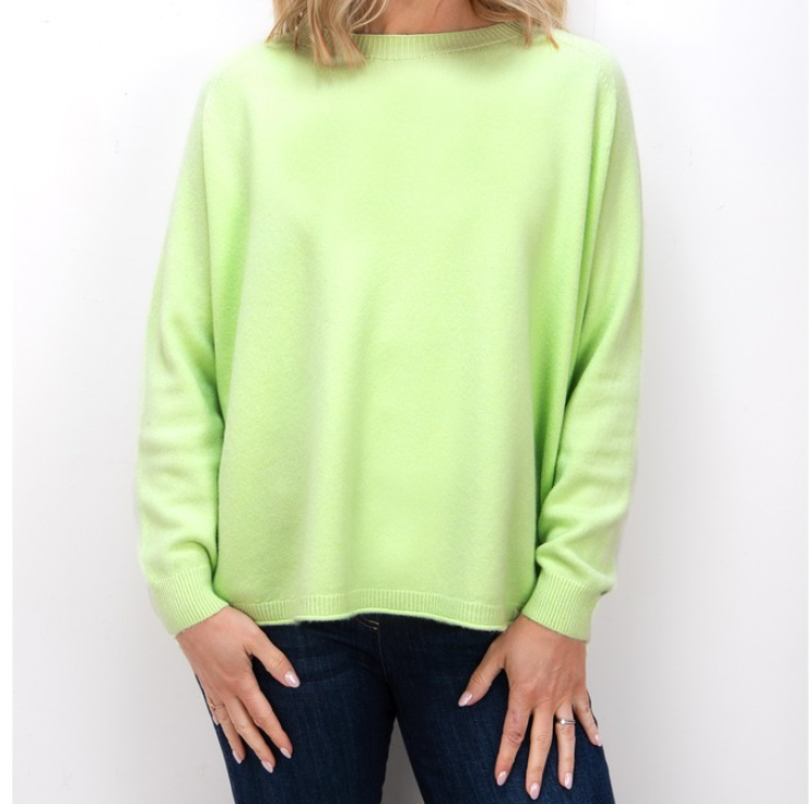 AMAZING WOMAN MEG JUMPER - SUMMER LIME
