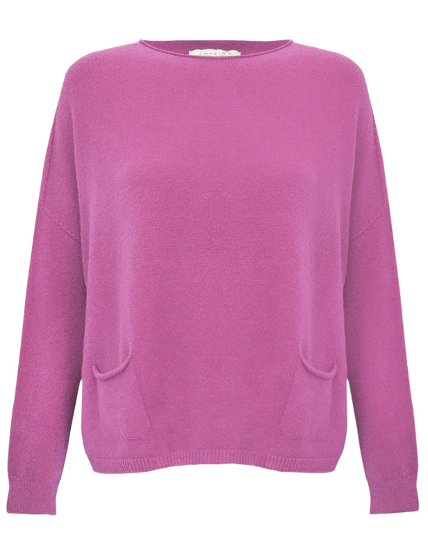 JODIE FRONT POCKET SUPERSOFT JUMPER -CROCUS