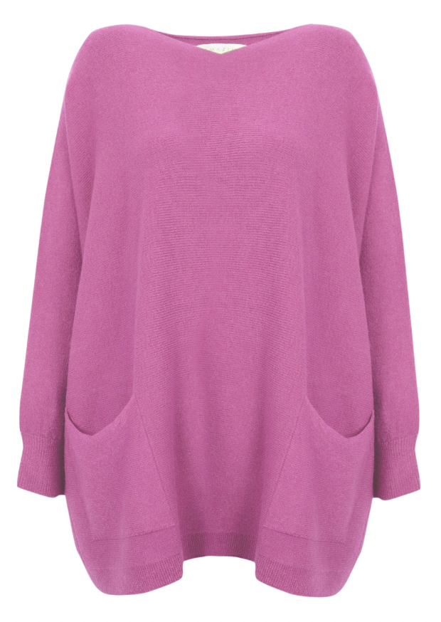 AMAZING WOMAN CARYF X ROUND NECK OVERSIZED JUMPER - CROCUS