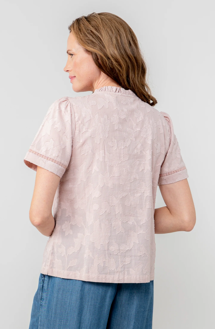 LILY & ME LUNA BLOUSE - SOFT PINK