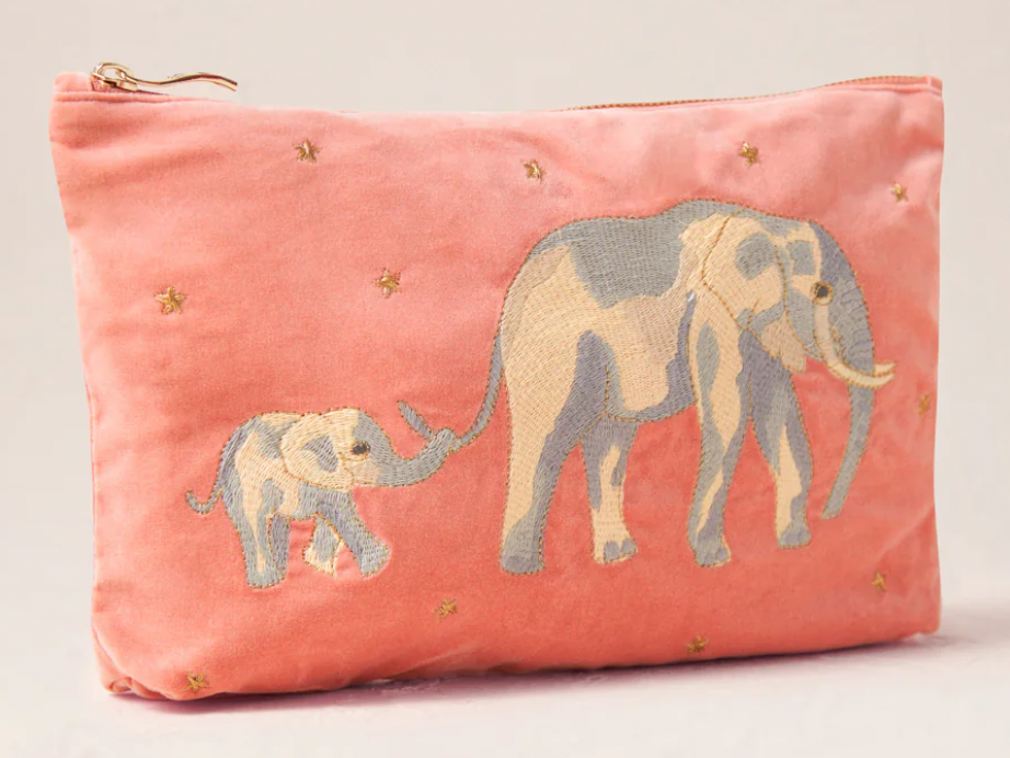 ELIZABETH SCARLETT ELEPHANT CONSERVATION EVERYDAY POUCH