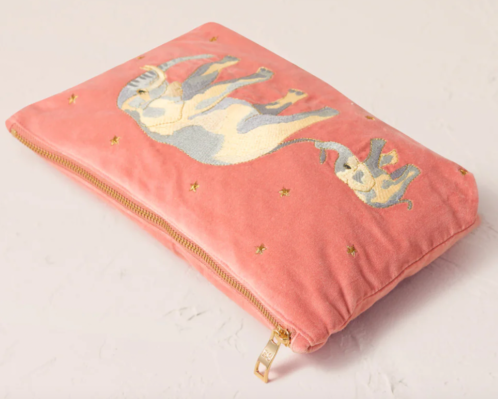 ELIZABETH SCARLETT ELEPHANT CONSERVATION EVERYDAY POUCH