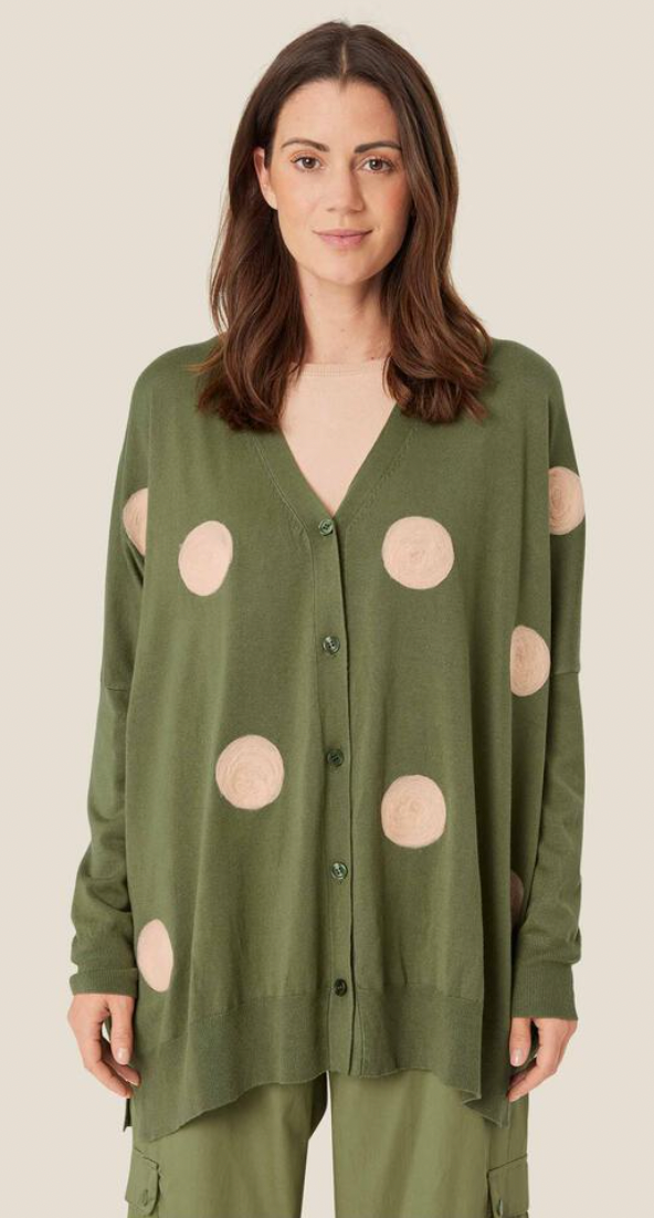 MASAI MaLINA CARDIGAN - LODEN GREEN