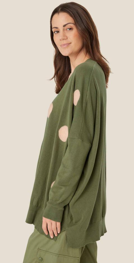 MASAI MaLINA CARDIGAN - LODEN GREEN
