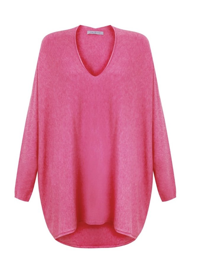 MIKA OVERSIZED JUMPER - MAGENTA
