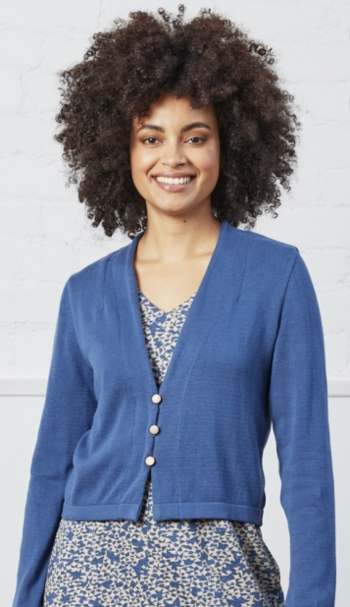 Organic Cotton Cardi - Anenome