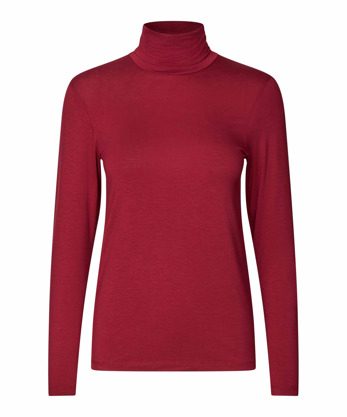 MASAI MaBROOKLYN LAYERING ROLL NECK TOP - TIBETAN RED